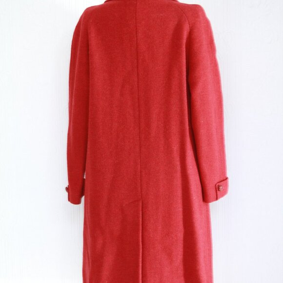 Beautiful Harris Tweed 60's red coat - Picture 3 of 3